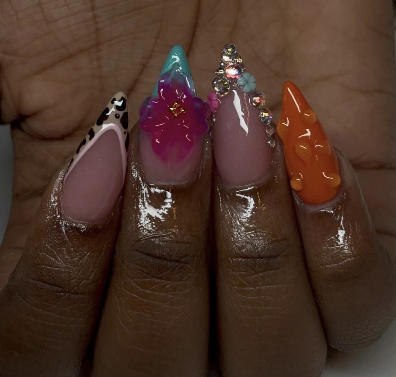 Nails work at Cuts Raytown