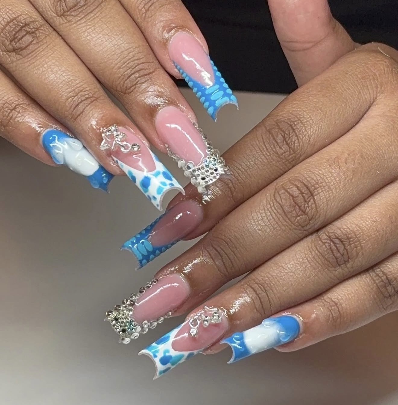 Nails work at Cuts Raytown