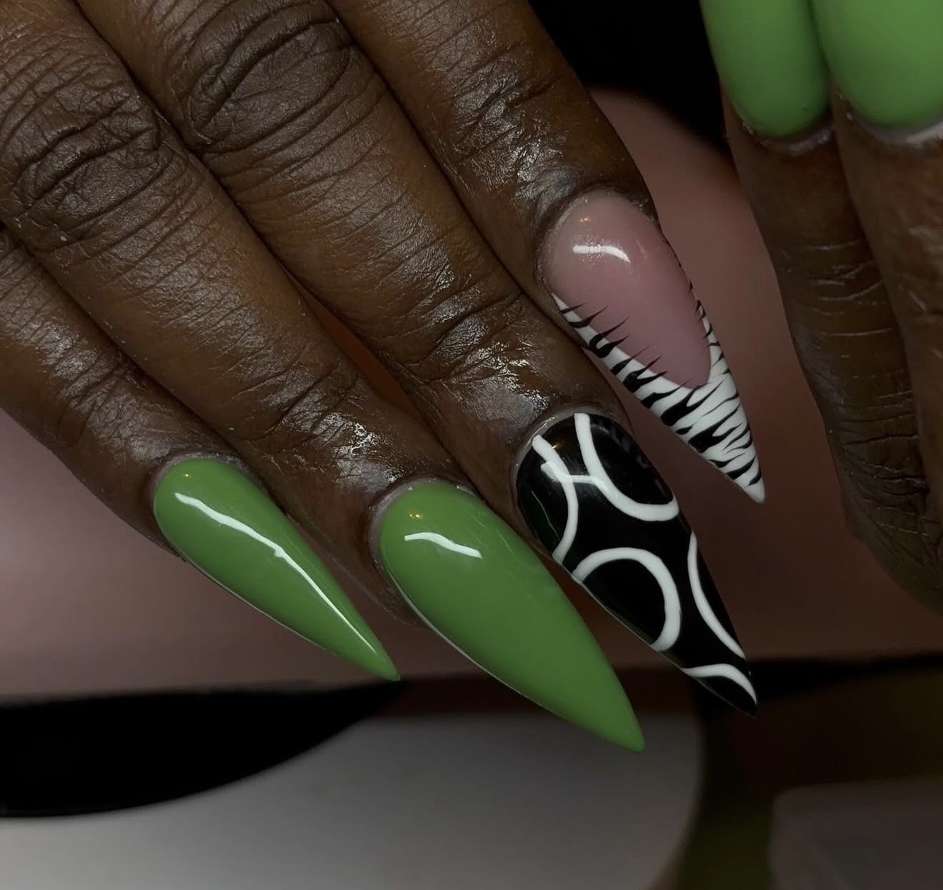 Nails work at Cuts Raytown