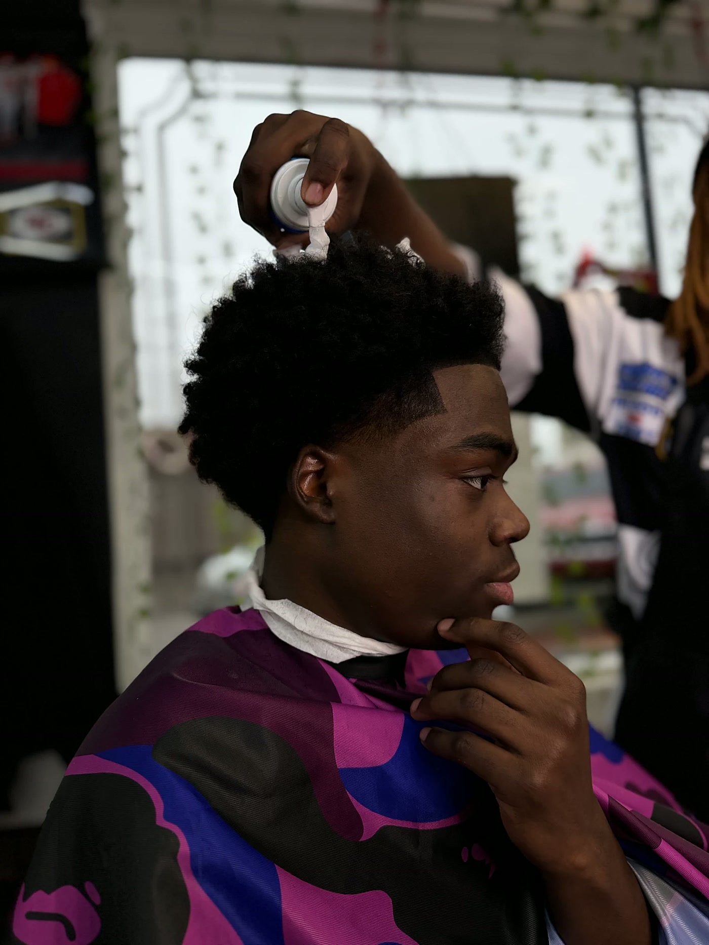 Barbering work at Cuts Westport