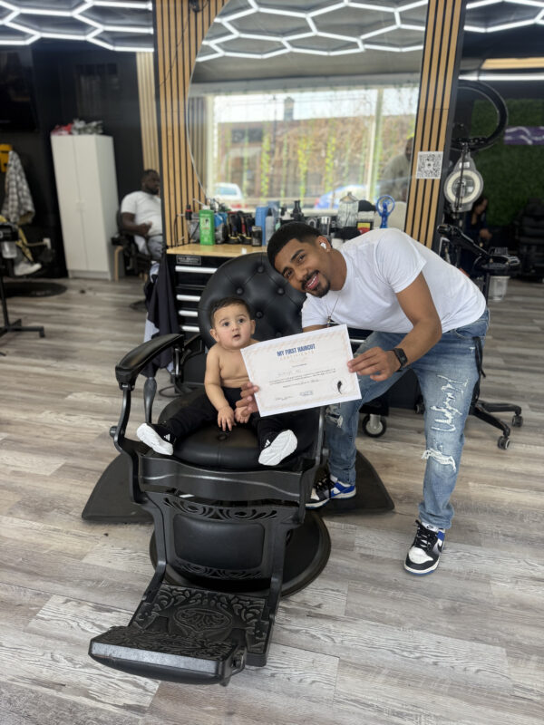 Barbering work at Cuts Raytown