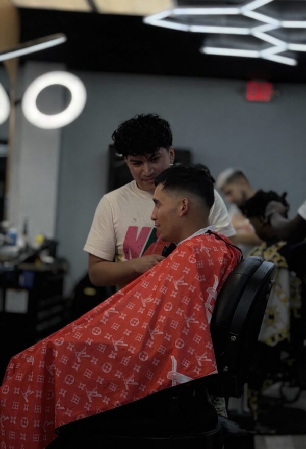 Barbering work at Cuts Raytown