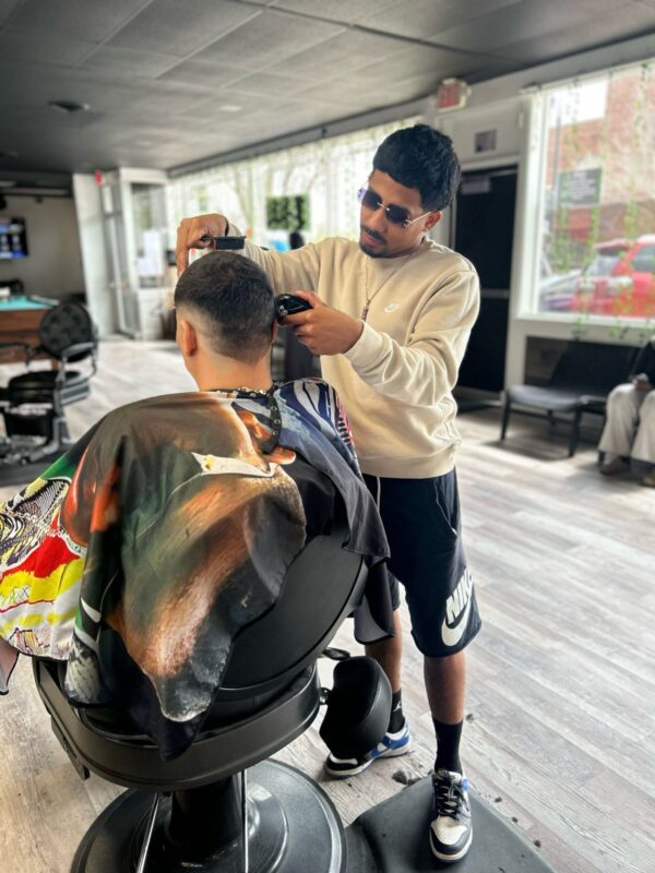 Barbering work at Cuts Raytown